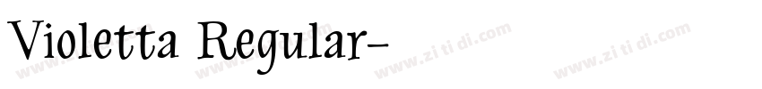 Violetta Regular字体转换